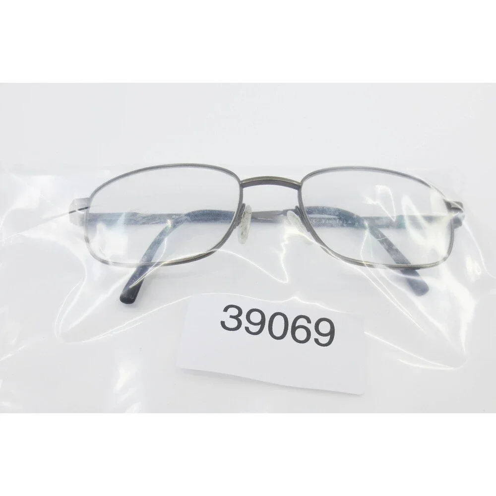 Van Heusen Bern Tan Metal Rectangular Eyeglass Frames 54-19-140 Mens Womens